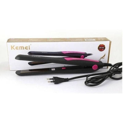 Picture of Kemei KM-328 Professional Hair Straightener For Women - Black