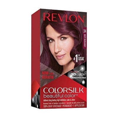 Picture of Revlon ColorSilk Beautiful Color – 34 Deep Burgundy - Maroon