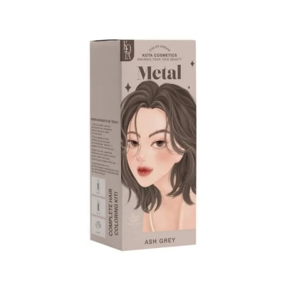 Picture of Kota Cosmetics Metal Hair Color – Ash Grey - ASH