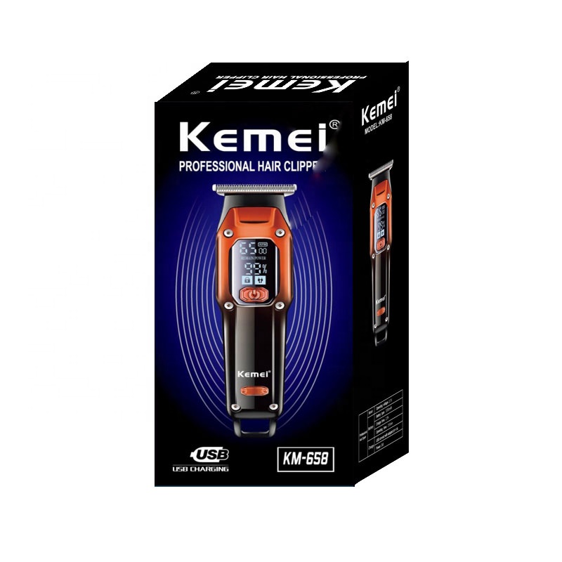 Picture of Kemei Km-658 Professional Rechargeable Electric Hair Clipper/Trimmer