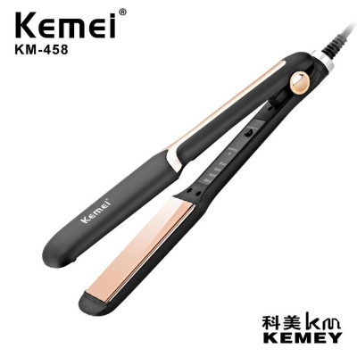 Picture of Kemei KM-458 Professional Hair Straightener for Women - Black