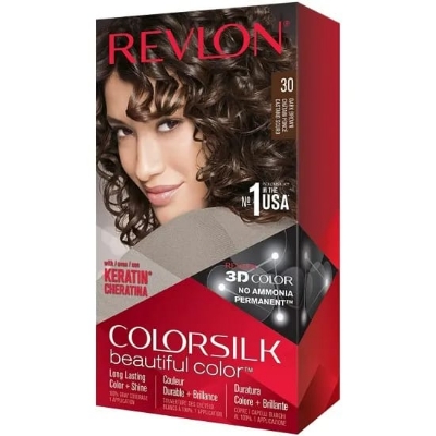 Picture of Revlon ColorSilk Beautiful Color – 30 Dark Brown - Brown
