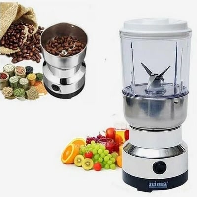 Picture of Nima 2-in-1 Stainless Steel Electric Grinder & Mixer-Silver