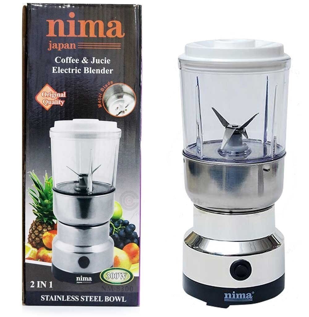 Picture of Nima 2-in-1 Stainless Steel Electric Grinder & Mixer-Silver