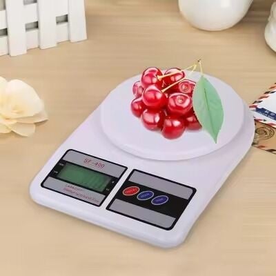 Picture of 5 kg Digital Kitchen Scale with LCD Display-White