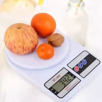 Picture of 5 kg Digital Kitchen Scale with LCD Display-White
