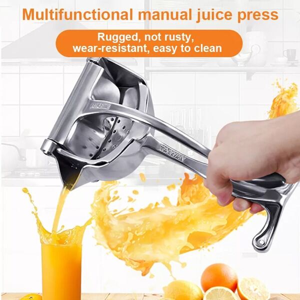 Picture of Stainless Steel Manual Citrus Juicer & Fruit Press-Silver