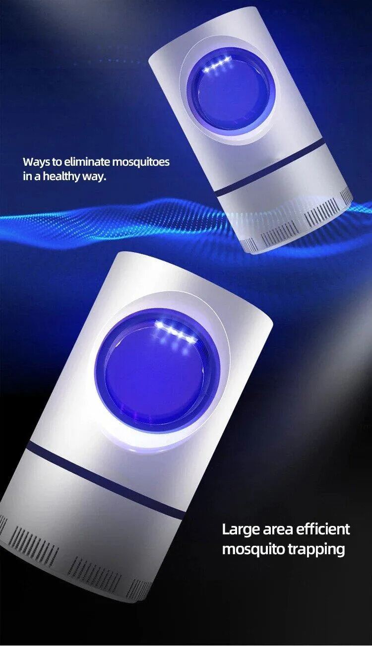 Picture of USB UV LED Mosquito Killer Lamp with Suction Fan