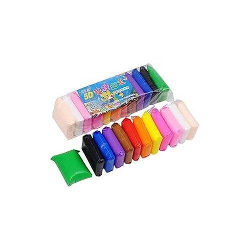 Picture of 12-Color Soft Air-Dry Modeling Clay Set-Multicolor