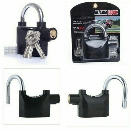 Picture of Large Anti-Theft Alarm Lock for Bike & Door-Black