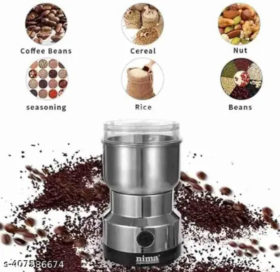 Picture of Nima 2-in-1 Stainless Steel Electric Grinder & Juicer-Silver