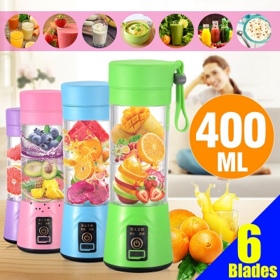 Picture of USB Rechargeable Mini Fruit Juicer & Smoothie Blender-Multicolor