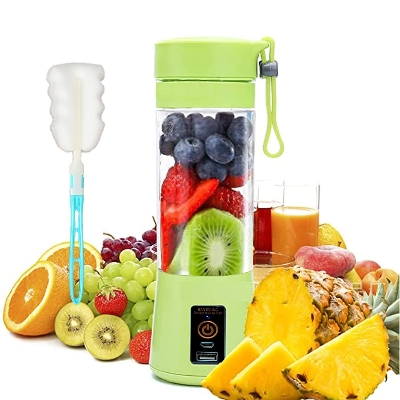 Picture of USB Rechargeable Mini Fruit Juicer & Smoothie Blender-Multicolor