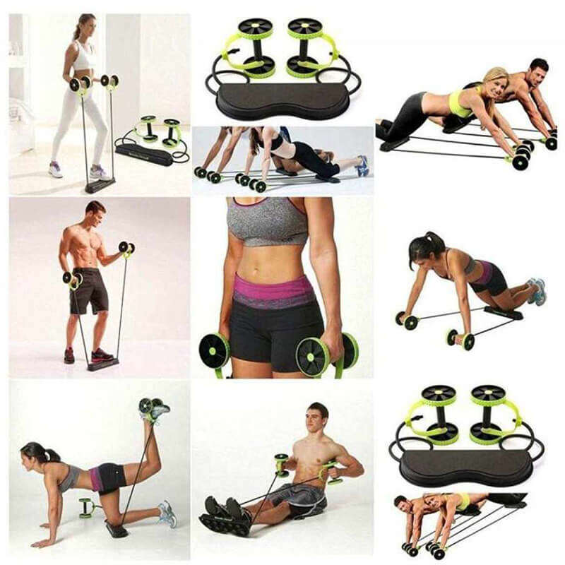 Picture of Revoflex Xtreme Full-Body Abdominal Workout Trainer - Black-Multicolor