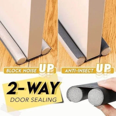 Picture of 93 cm Washable Door Draft Stopper & Sealing Strip-Black