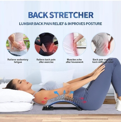 Picture of Adjustable Back Pain Relief Support Belt for Chair-Multicolor