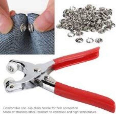 Picture of Five-Prong Snap Button Installation Pliers & Tool Kit-Multicolor