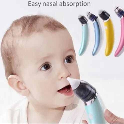 Picture of Electric Baby Nasal Aspirator & Nose Cleaner-White