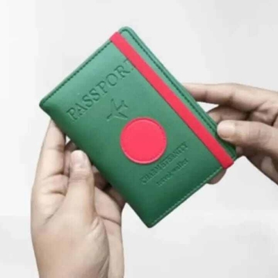 Picture of Sonar Bangla Passport Cover & Card Holder-Multicolor