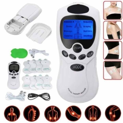 Picture of Digital Therapy Machine with 4 Electrode Pads-White