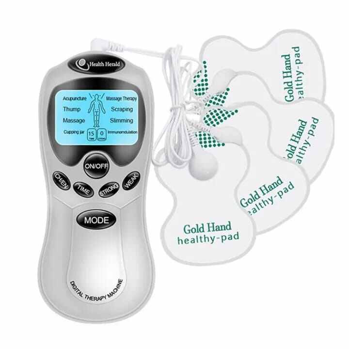 Picture of Digital Therapy Machine with 4 Electrode Pads-White
