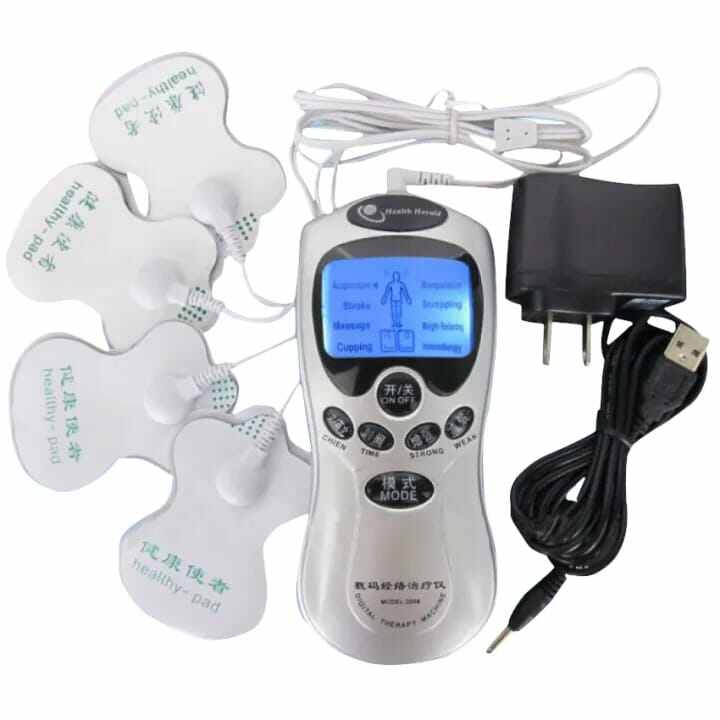 Picture of Digital Therapy Machine with 4 Electrode Pads-White