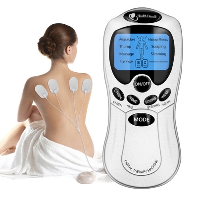 Picture of Digital Therapy Machine with 4 Electrode Pads-White