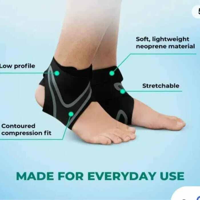 Picture of Plantar X-Wrap Compression Arch & Ankle Support-Black