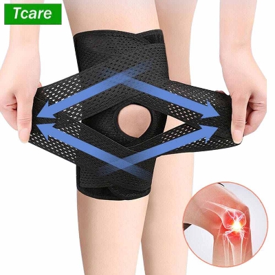 Picture of Adjustable Knee Brace Support Sleeve - 1 Pc-Black