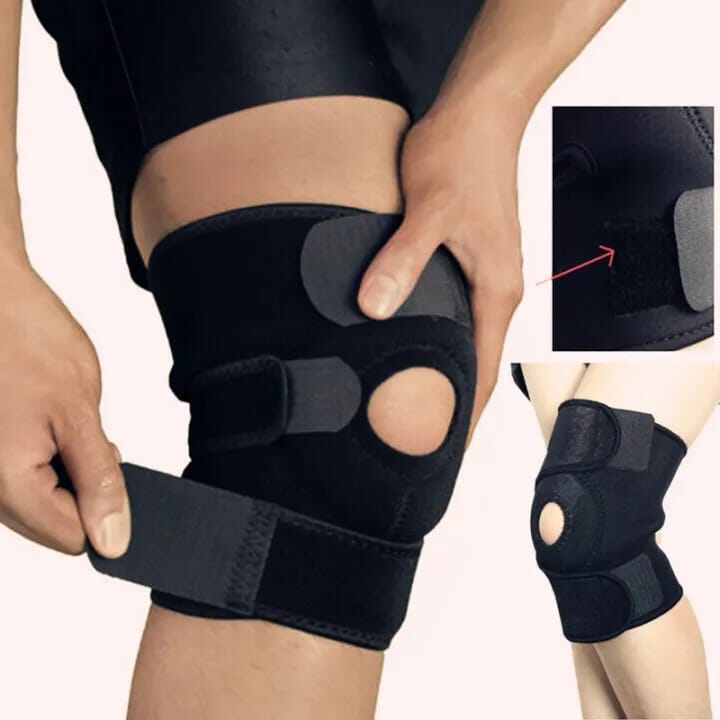 Picture of Adjustable Knee Brace Support Sleeve - 1 Pc-Black