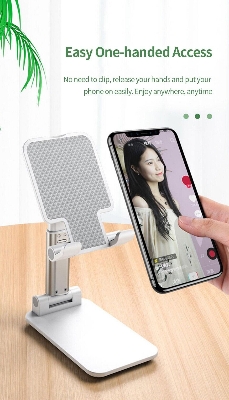 Picture of Adjustable Foldable Desktop Mobile Phone Stand-Multicolor