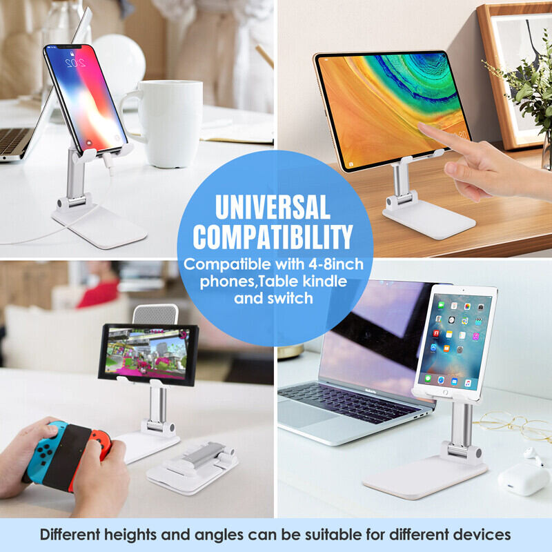 Picture of Adjustable Foldable Desktop Mobile Phone Stand-Multicolor