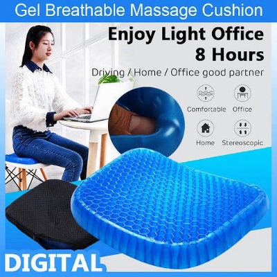 Picture of Breathable Honeycomb Seat Cushion with Non-Slip Cover-Multicolor