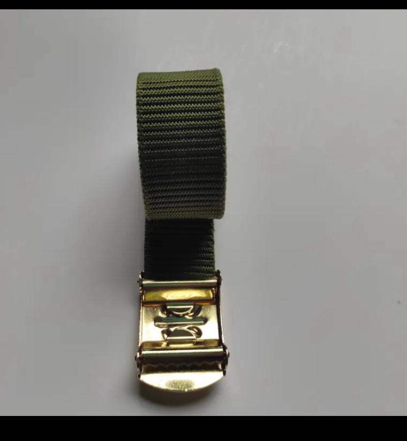 Picture of Olive Fabric Men's Belt with Metal Buckle