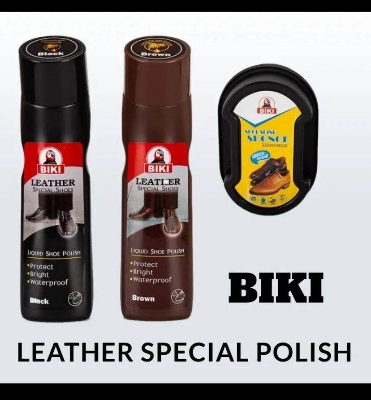 Picture of Biki Liquid Shoe Polish & Shiner - 75ml-Multicolor
