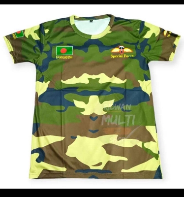 Picture of Men's Special Forces Round-Neck Army Color T-Shirt