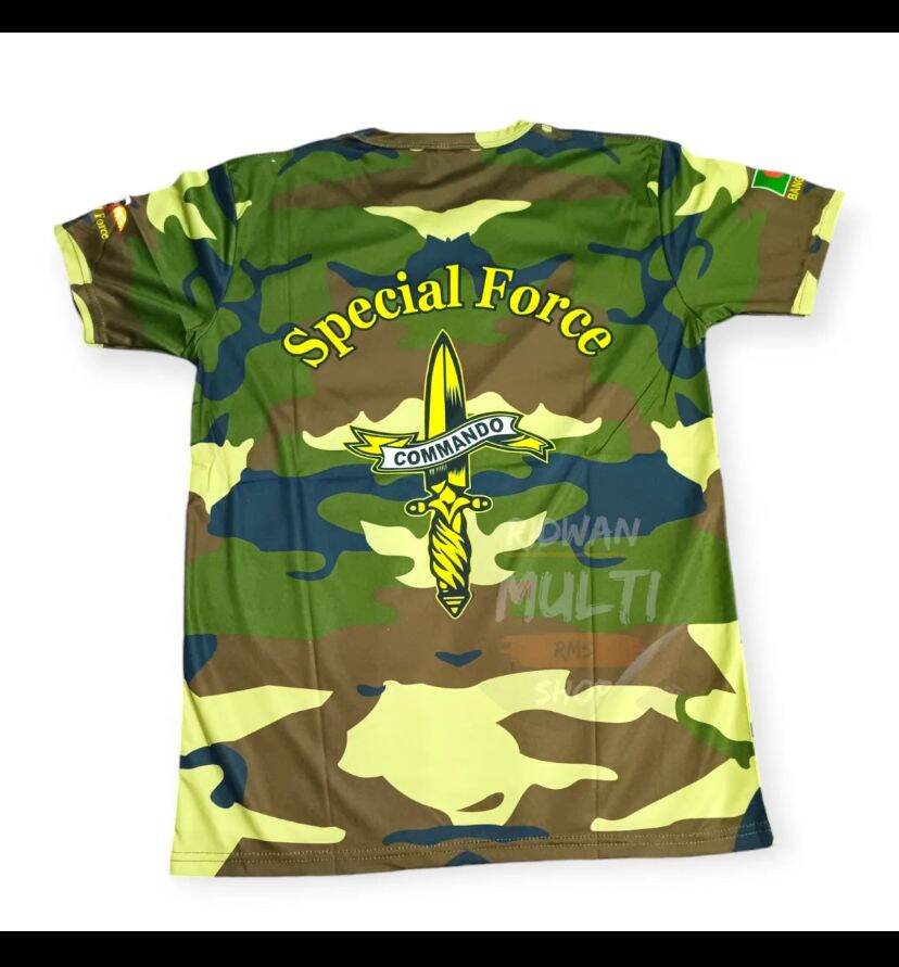 Picture of Men's Special Forces Round-Neck Army Color T-Shirt