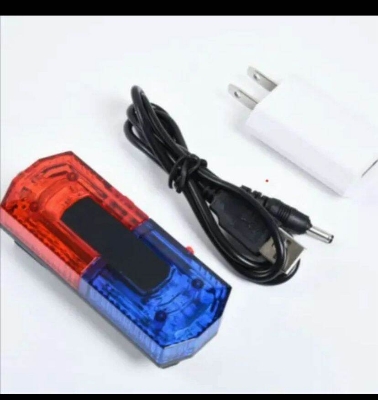 Picture of Mini LED Strobe Shoulder Warning Light with White Charger-Multicolor