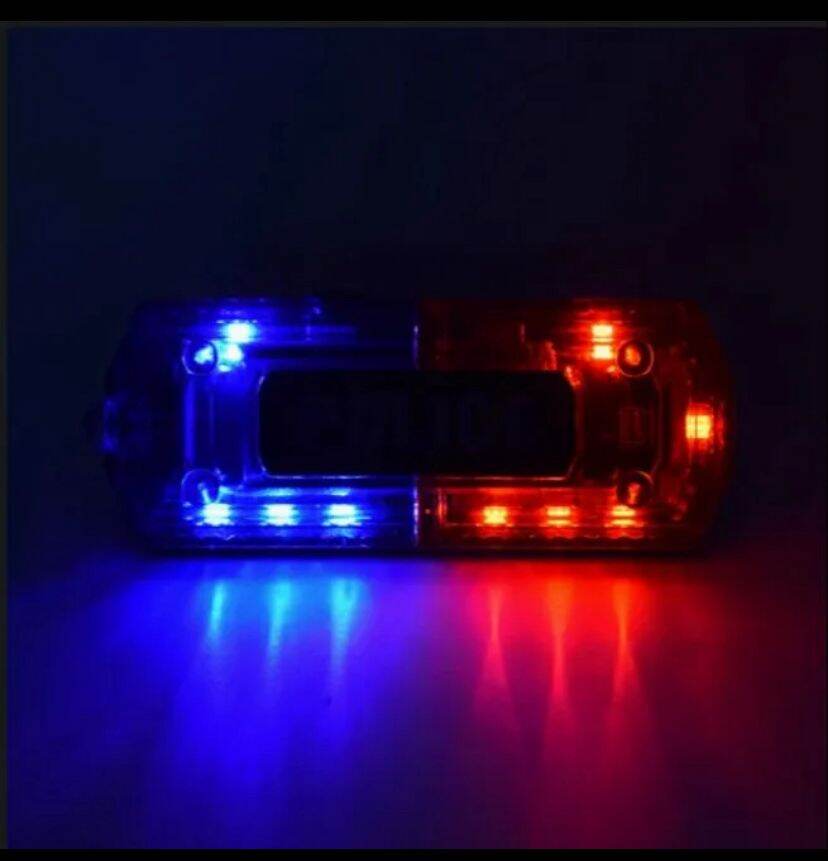 Picture of Mini LED Strobe Shoulder Warning Light with White Charger-Multicolor