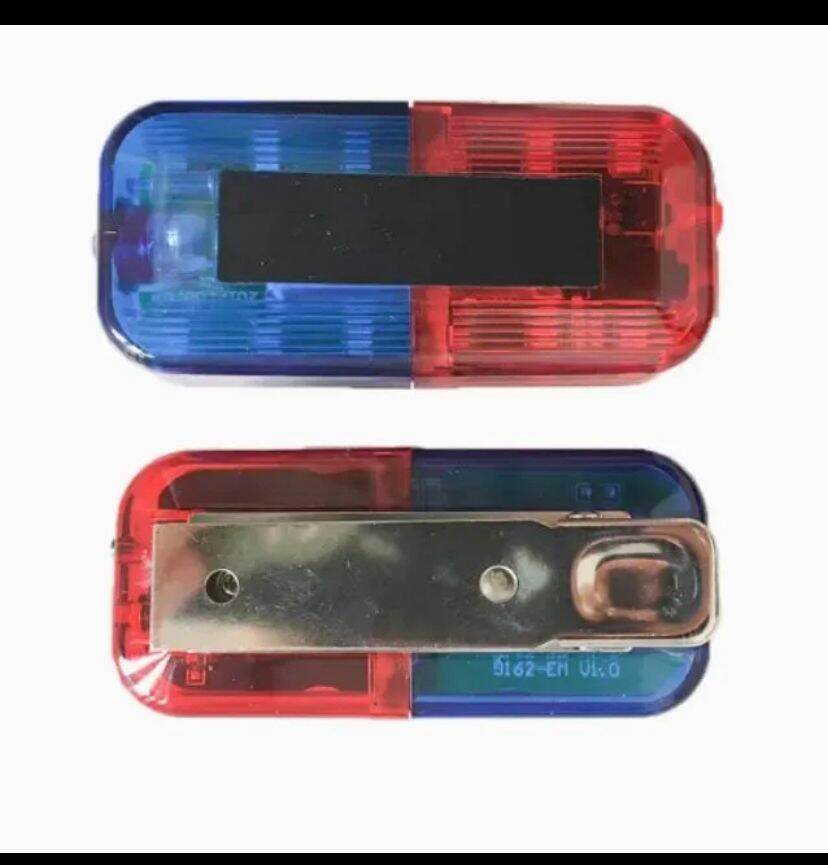 Picture of Mini LED Strobe Shoulder Warning Light with White Charger-Multicolor