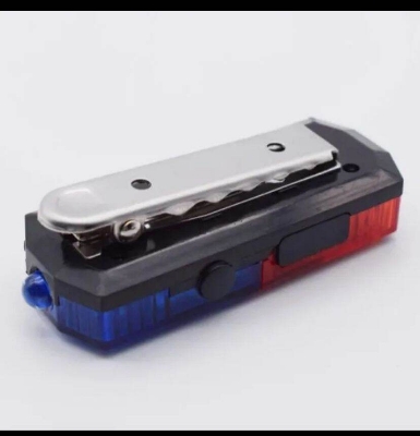 Picture of Mini LED Strobe Shoulder Warning Light with White Charger-Multicolor