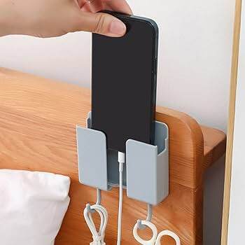 Picture of Wall-Mounted Mobile Charging Holder & Organizer Box-Multicolor