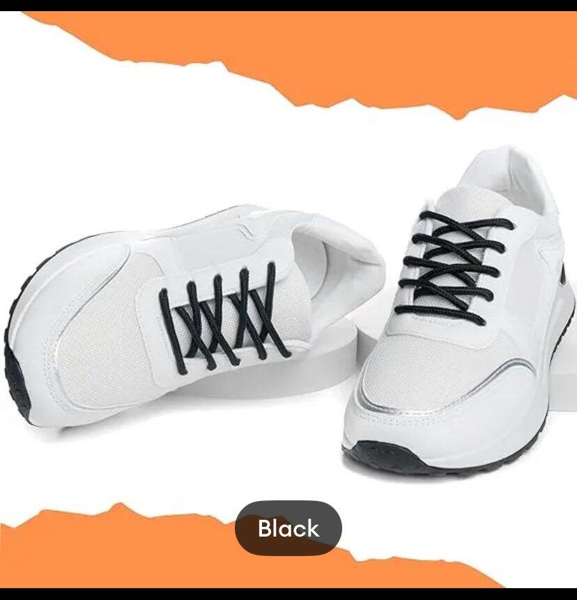 Picture of Round Black Shoelaces / Bootlaces-Black