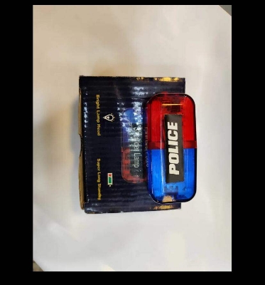 Picture of Red & Blue LED Security Shoulder Warning Light-Multicolor