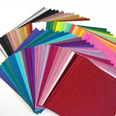 Picture of Colorful Glitter Foam Sheet Pack for Arts & Crafts