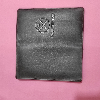 Picture of Bangladesh Army Long Leather Bifold Wallet for Men-Black