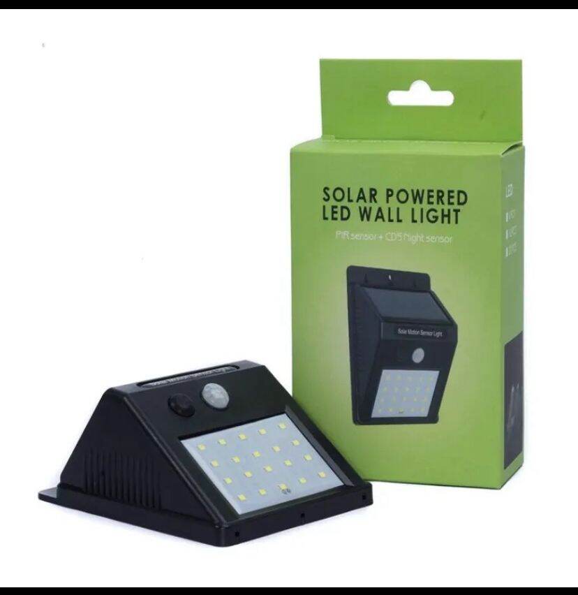 Picture of 30-LED Solar PIR Motion Sensor Security Light - 400LM-Black
