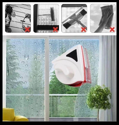 Picture of Double-Sided Magnetic Window & Glass Cleaner