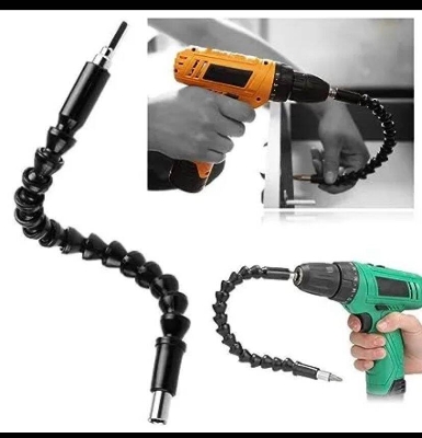 Picture of 30 cm Flexible Drill Shaft & Screwdriver Bit Extension-Black