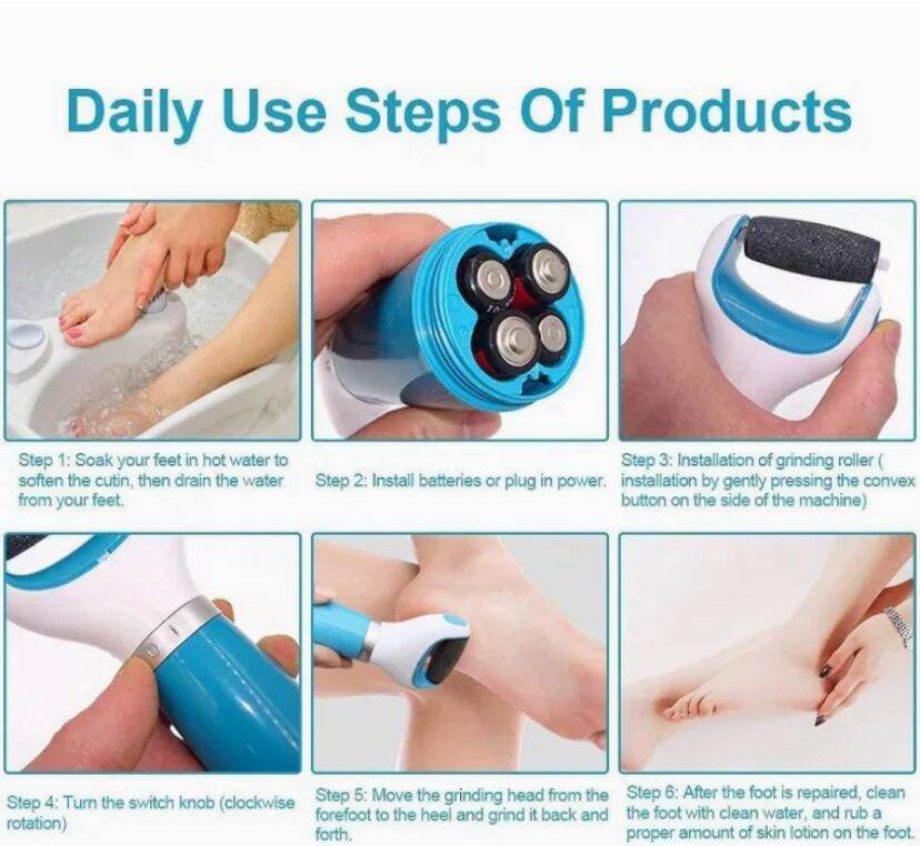 Picture of USB Rechargeable Electric Callus Remover-Multicolor